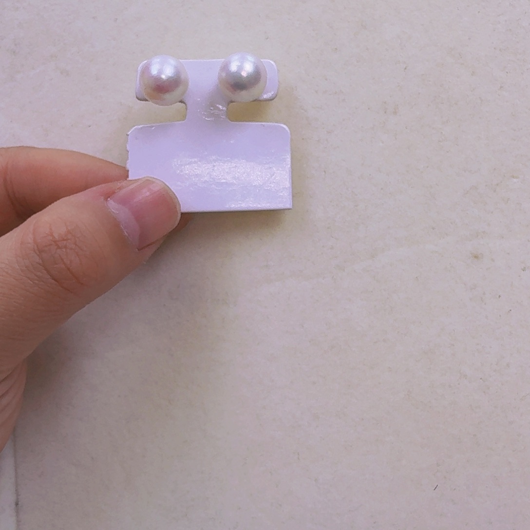 淡水珍珠耳饰银S925镶嵌be 010