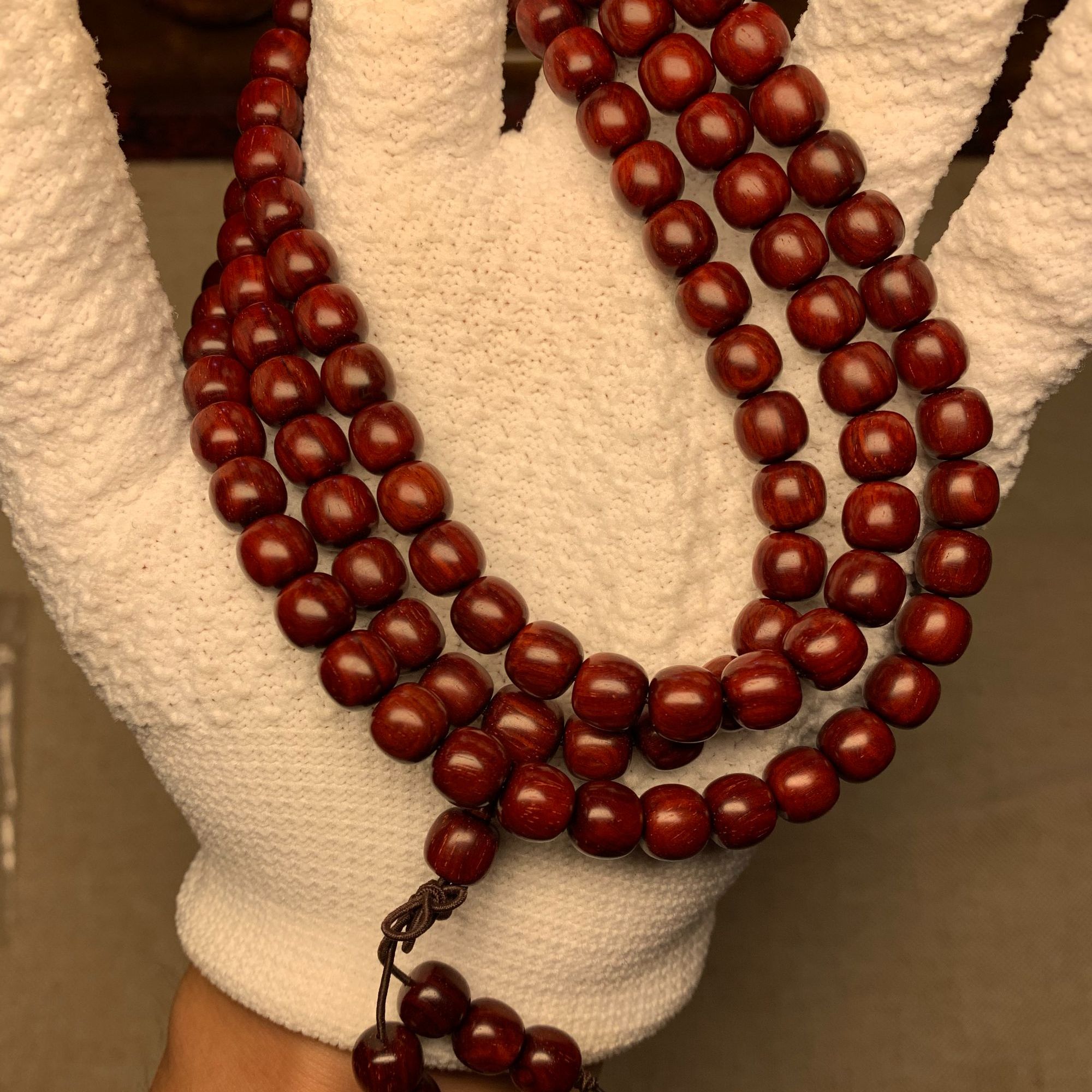 数控精工 8.0×8.5mm 顶泥细腻好料子 鸡血红外二标泥料