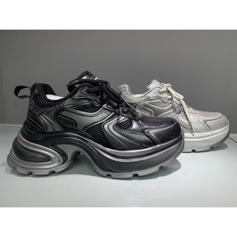 [轻奢] 范语茜时尚女装擦色休闲透气老爹鞋运动鞋 Y2406-6