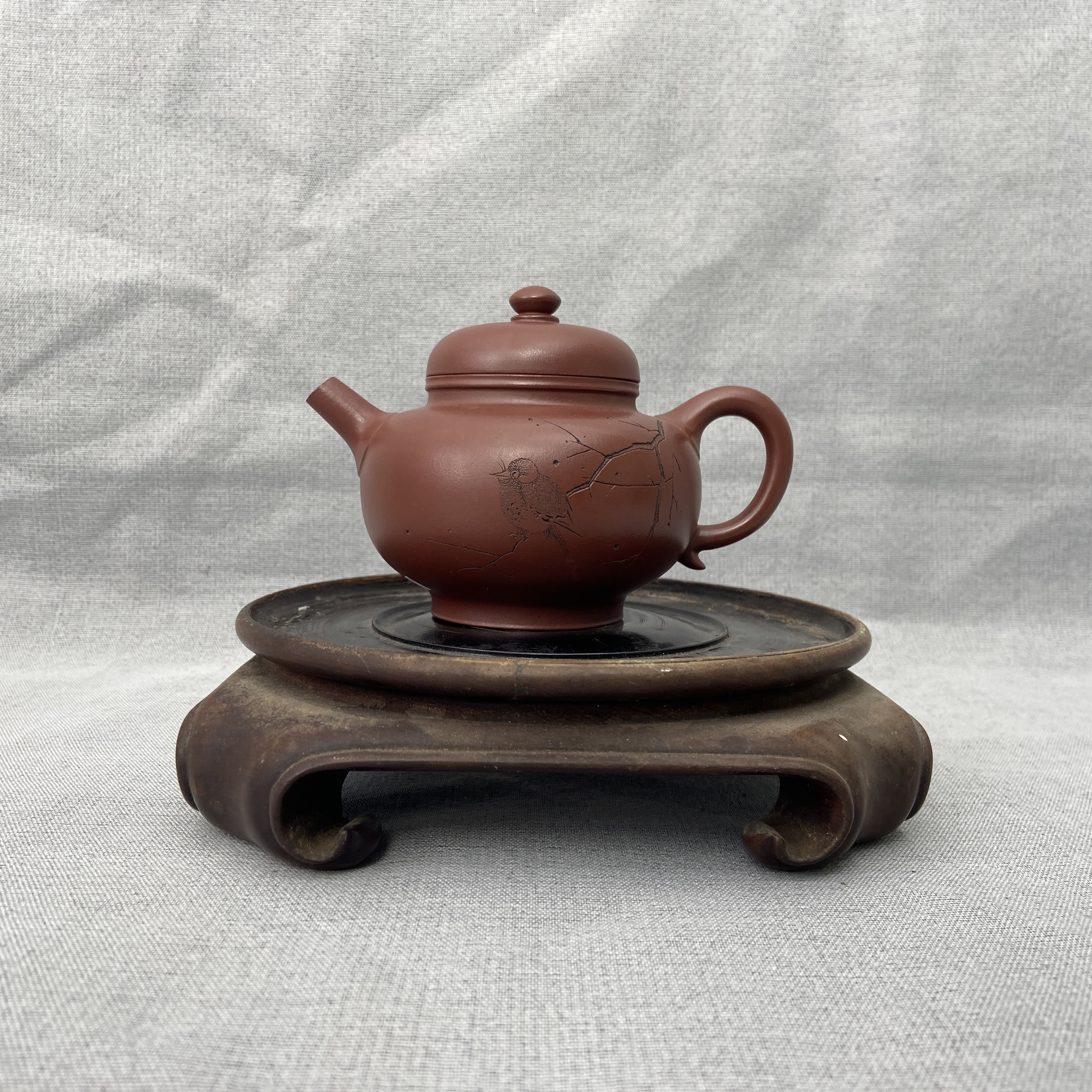 宜兴手工紫砂陶 茶壶GS3517-11