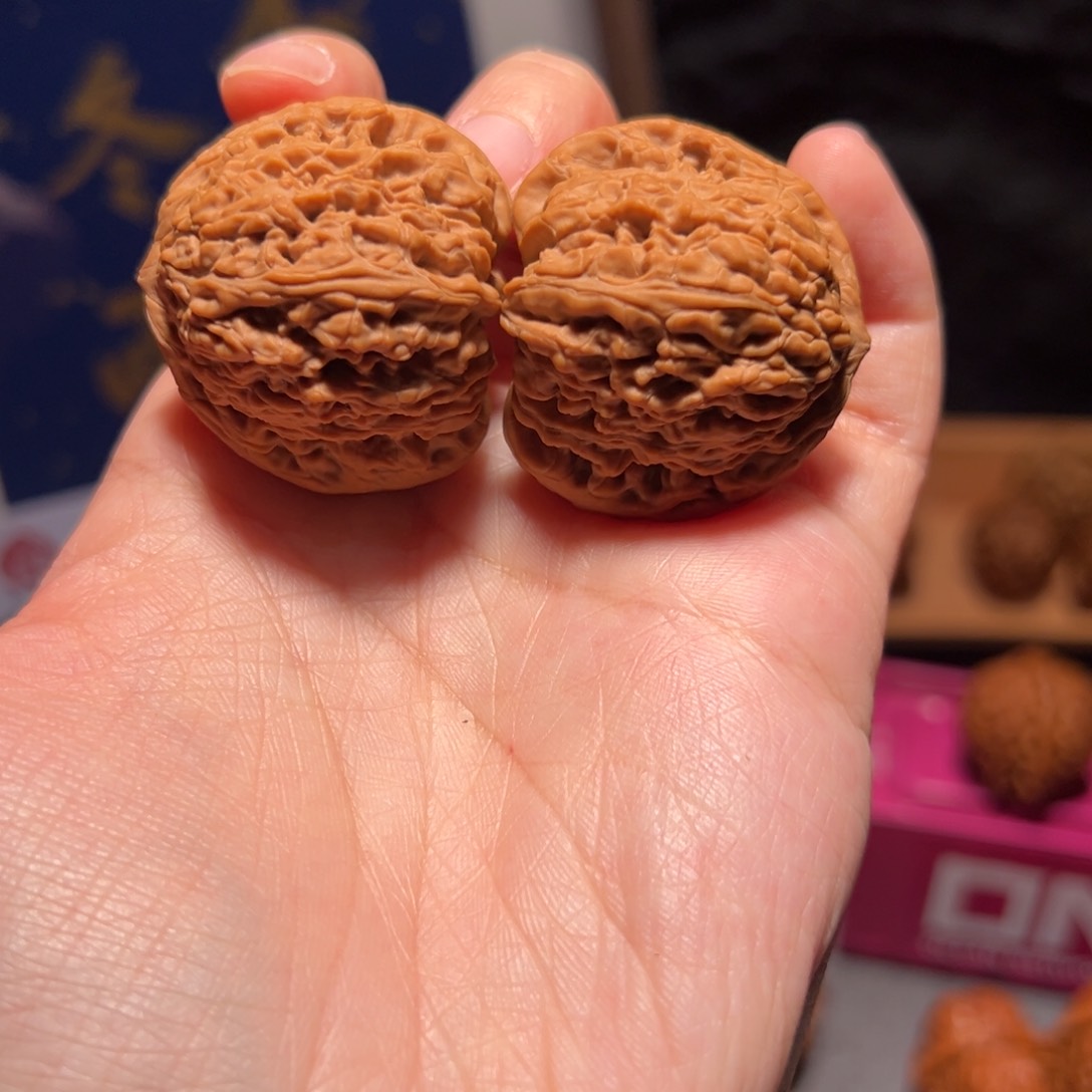 文玩核桃把件永*.8028 密纹