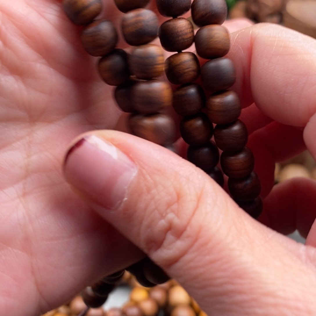 檀香木手串/手链临*老山檀香78多圈
