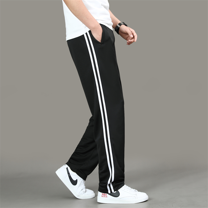 【两条杠】校服裤子春秋款南韩丝宽松高腰