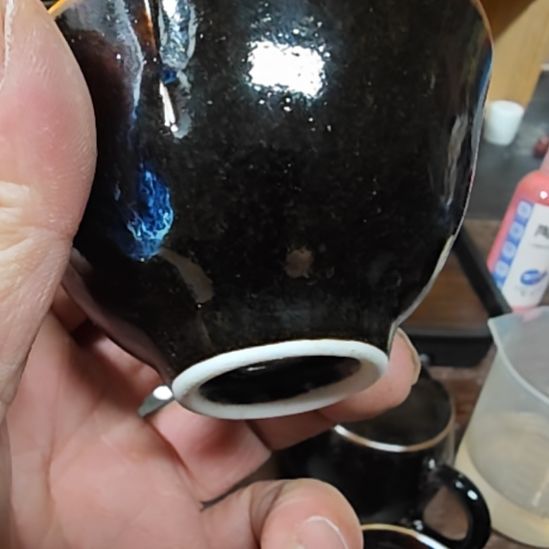 十***川天然老黑釉斗笠盏盏