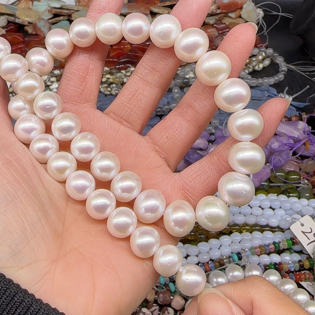 李***0玛瑙/玉髓合金珠宝半成品珍珠塔链拍十79.9发一条