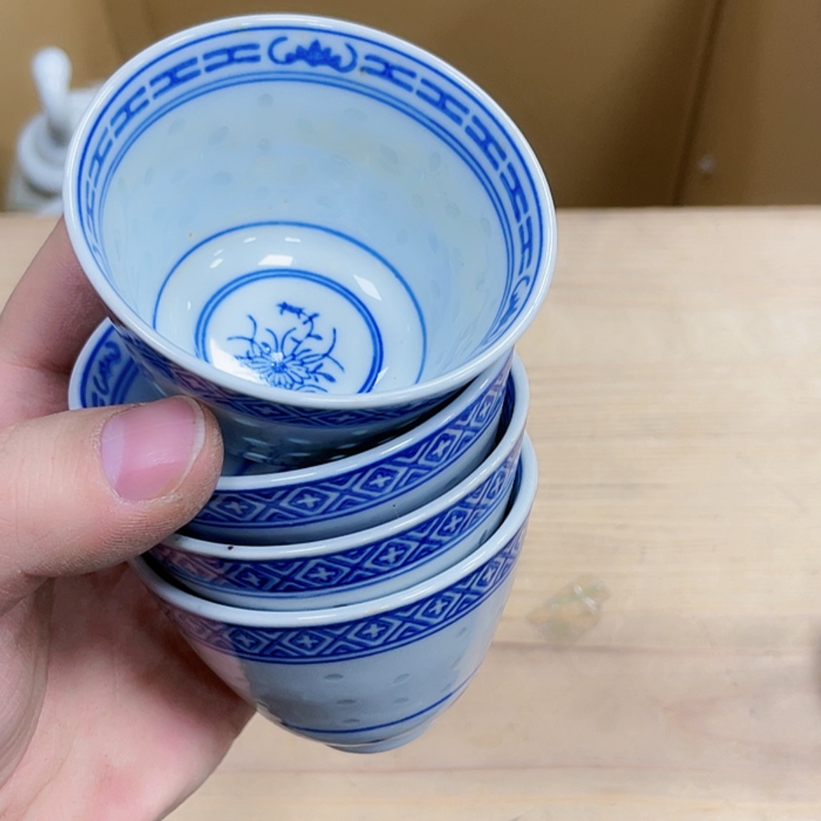 【闪购商品】瓷片瓷制作工艺品摆件