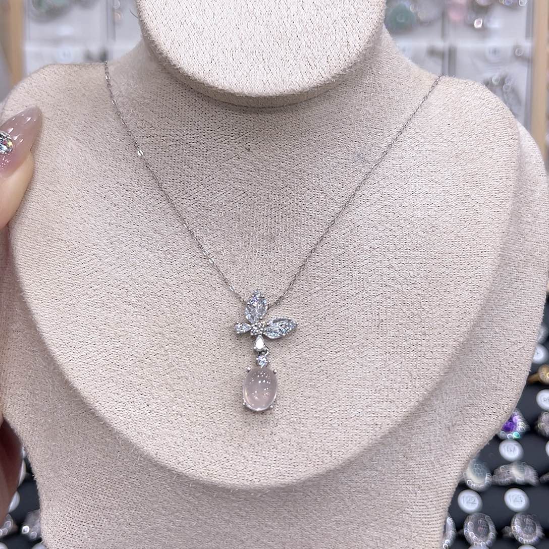 萤石戒指银S925镶嵌