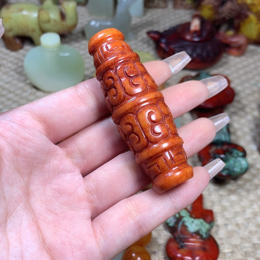 白玉菩提吊坠挂件