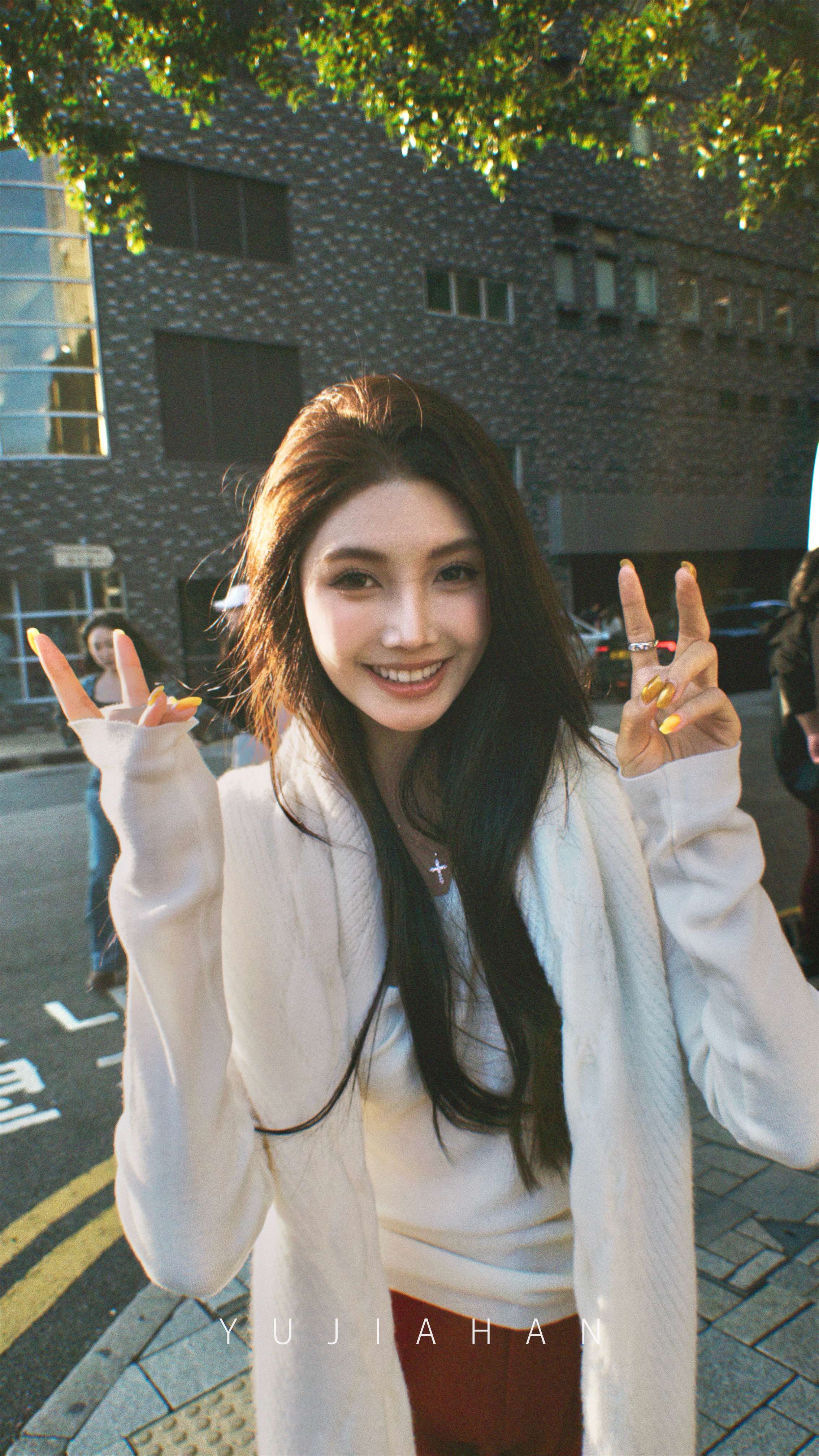 YUJIAHAN「羊毛衫」裸感弹力慵懒羊毛荡领上衣 设计感内搭打底衫