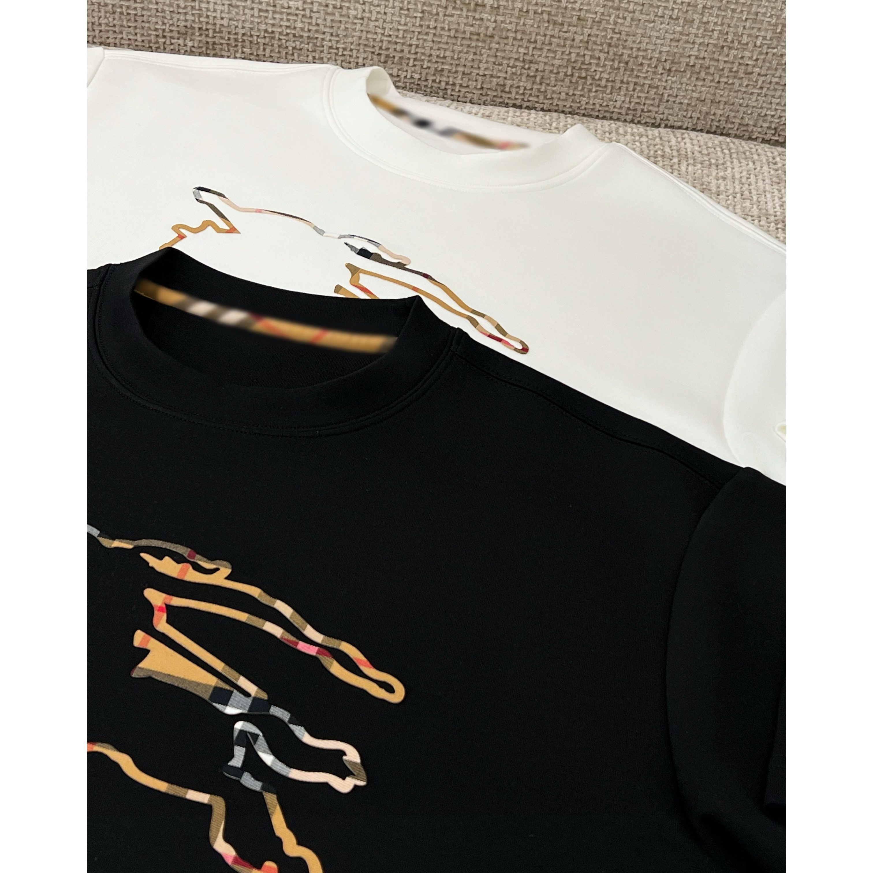 【马年轮廓】秋冬厚莫代尔刺绣男士T恤百搭休闲短袖半袖高级感男装