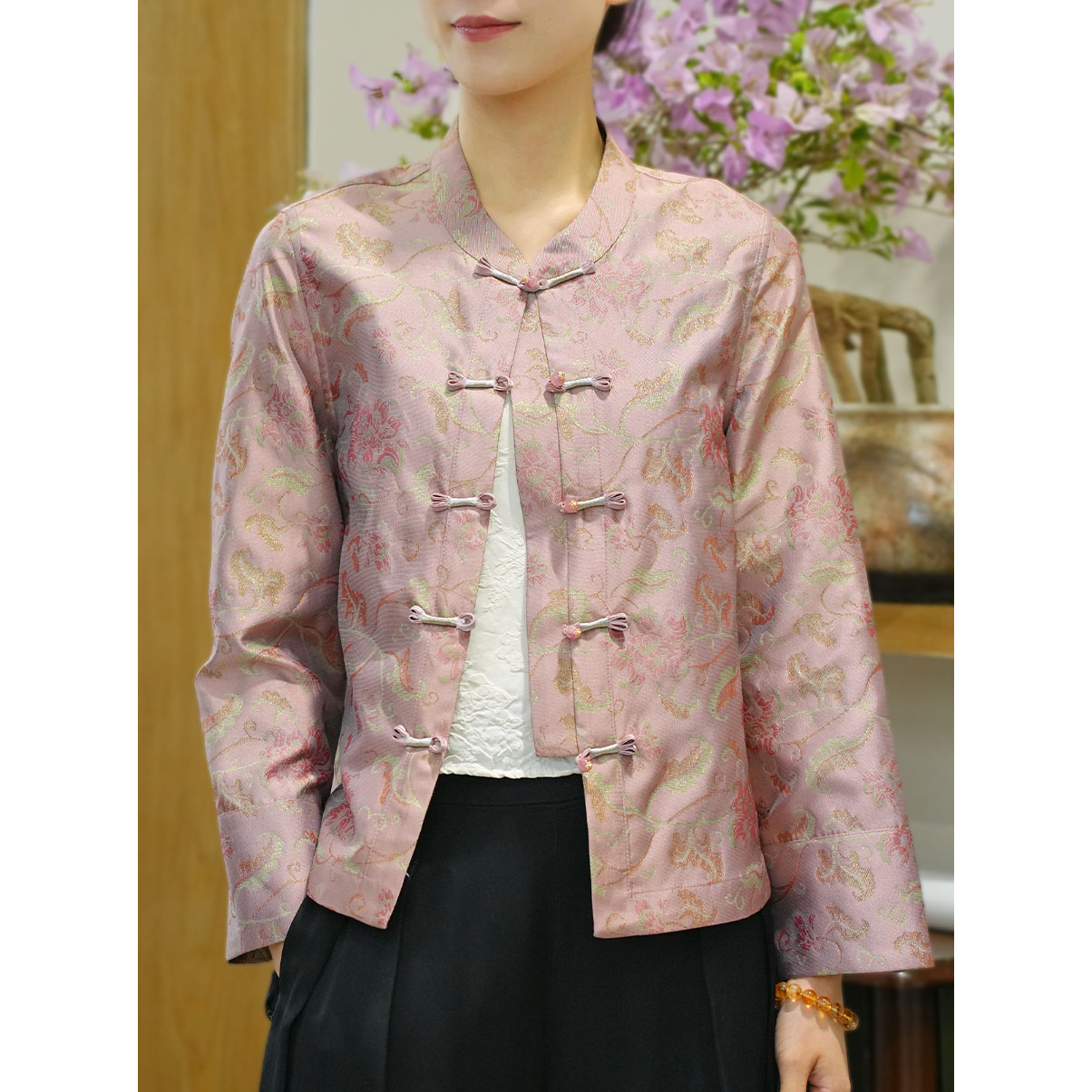 [绯烟]2025新中式国风秋季开衫外套上衣3286