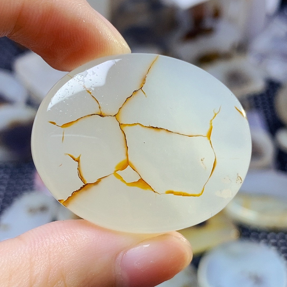 未镶嵌玛瑙/玉髓珠宝半成品