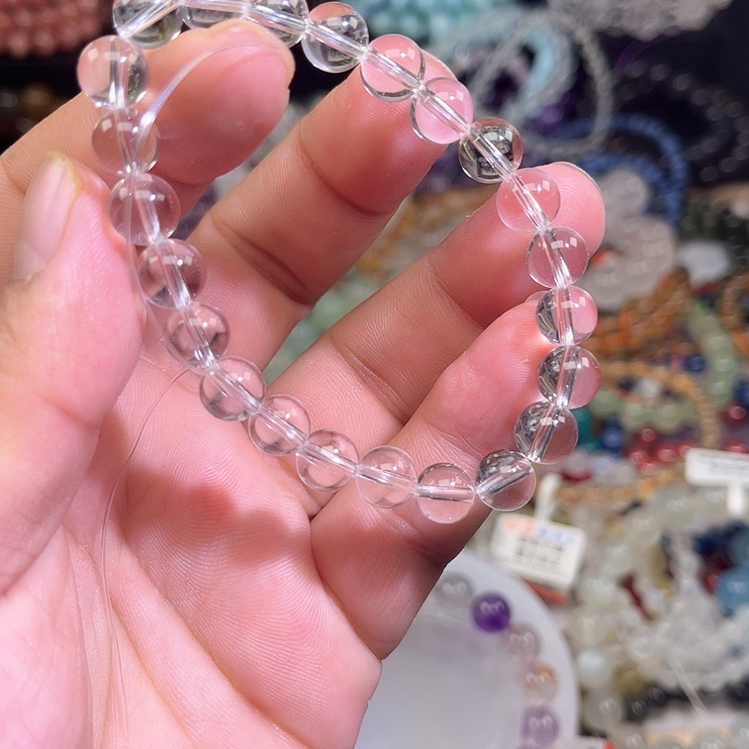 水晶手串未镶嵌天然水晶未镶嵌