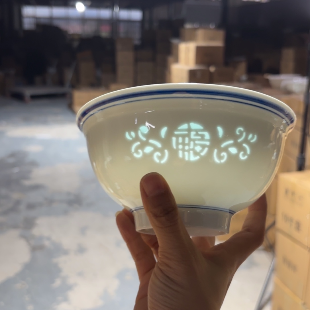 玉瓷景德镇陶瓷两只好的五英寸