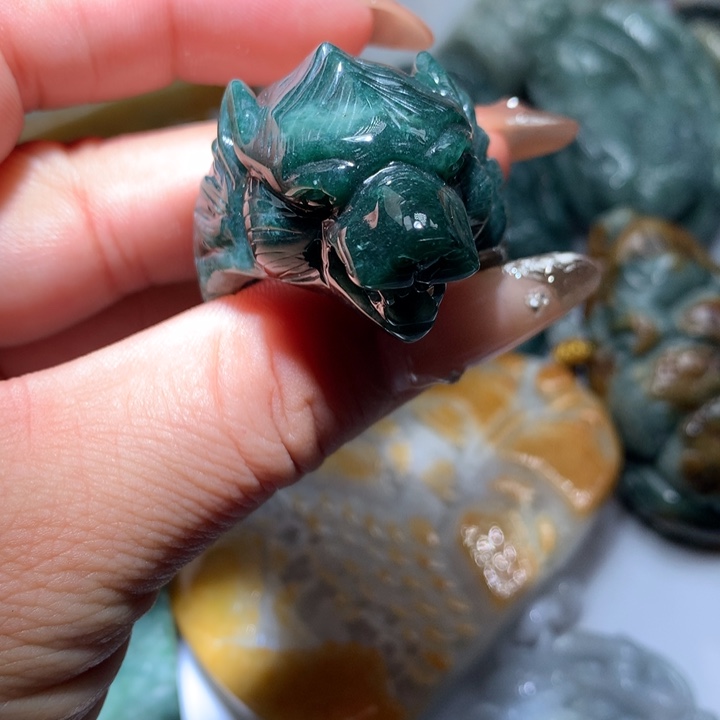 翡翠未镶嵌颈饰保真天然A货翡翠