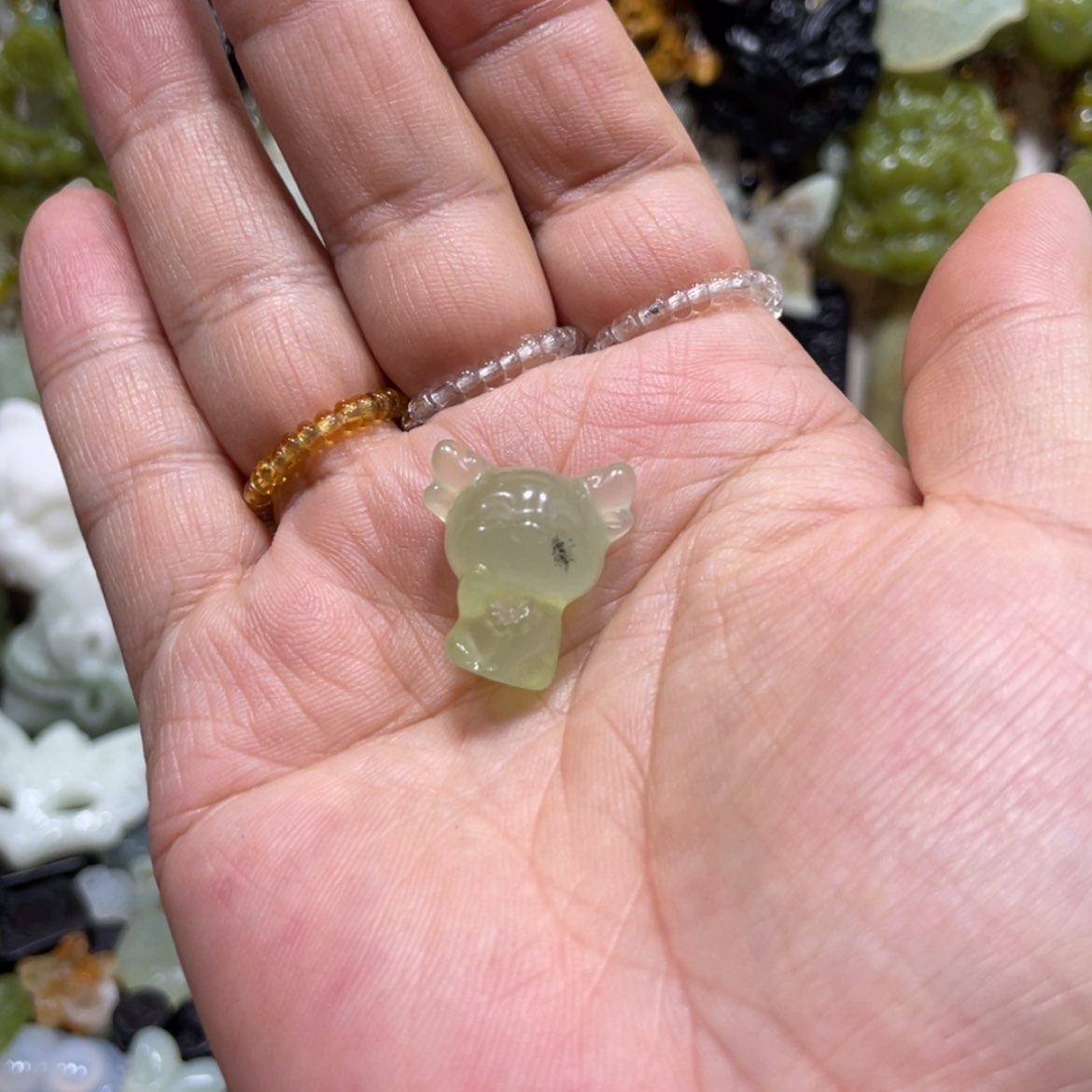 【闪购商品】岫玉颈饰未镶嵌90吊坠