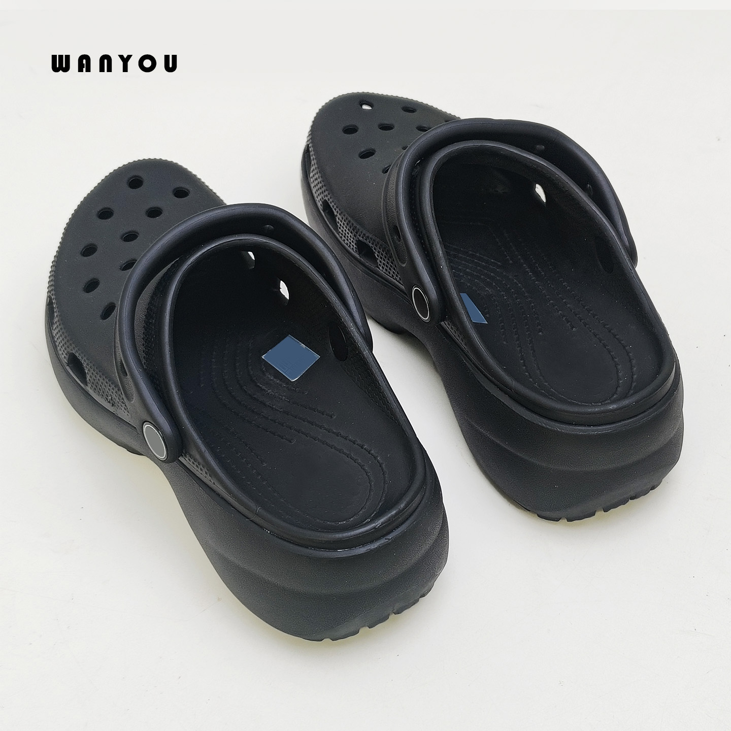 YP-690-洞洞鞋拖鞋凉鞋休闲夏季男士户外透气软底外穿厚底防滑