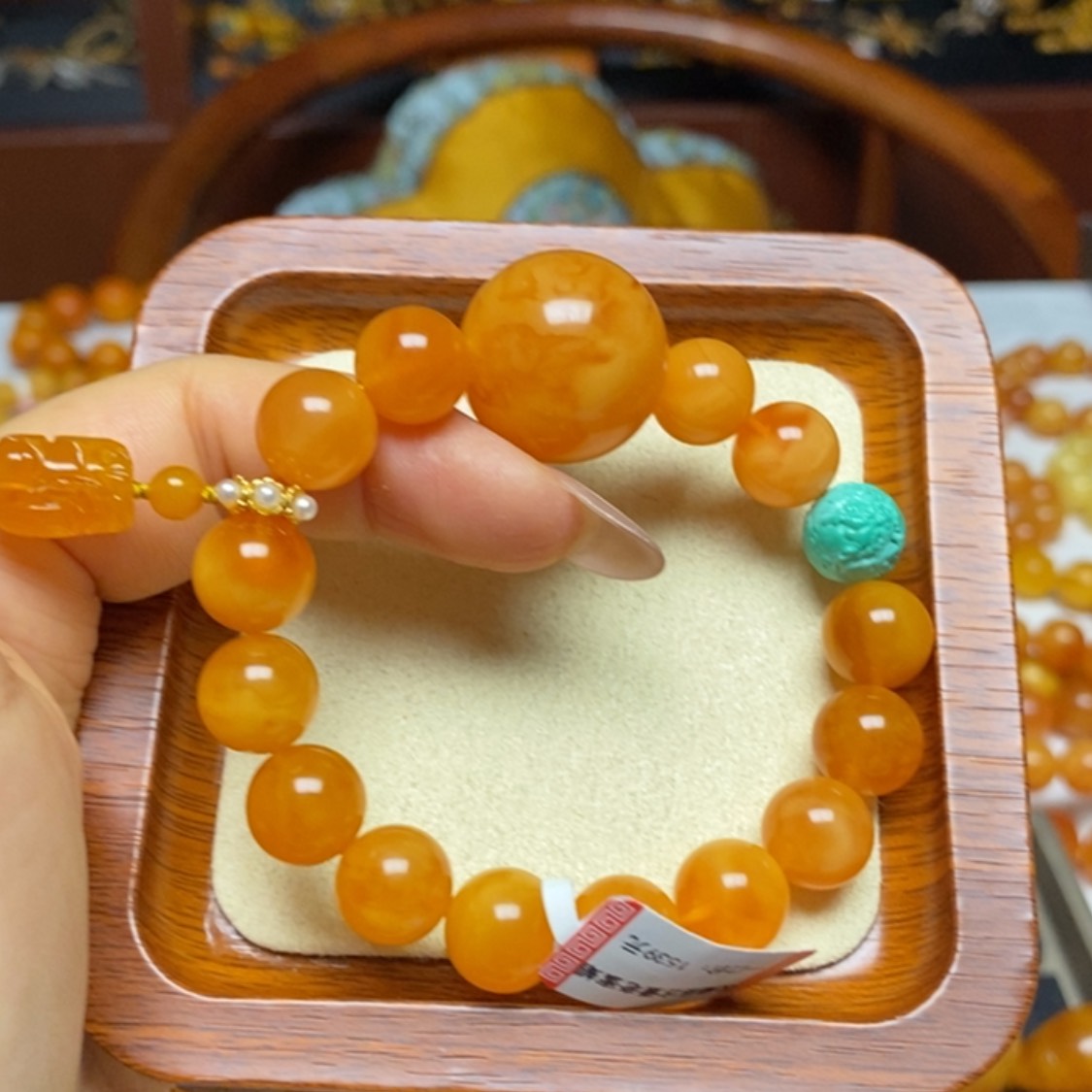 【闪购商品】蜜蜡手链未镶嵌手串