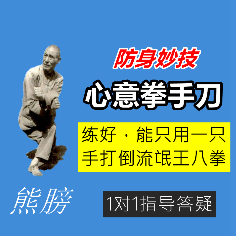 心意拳手刀防身课程熊膀