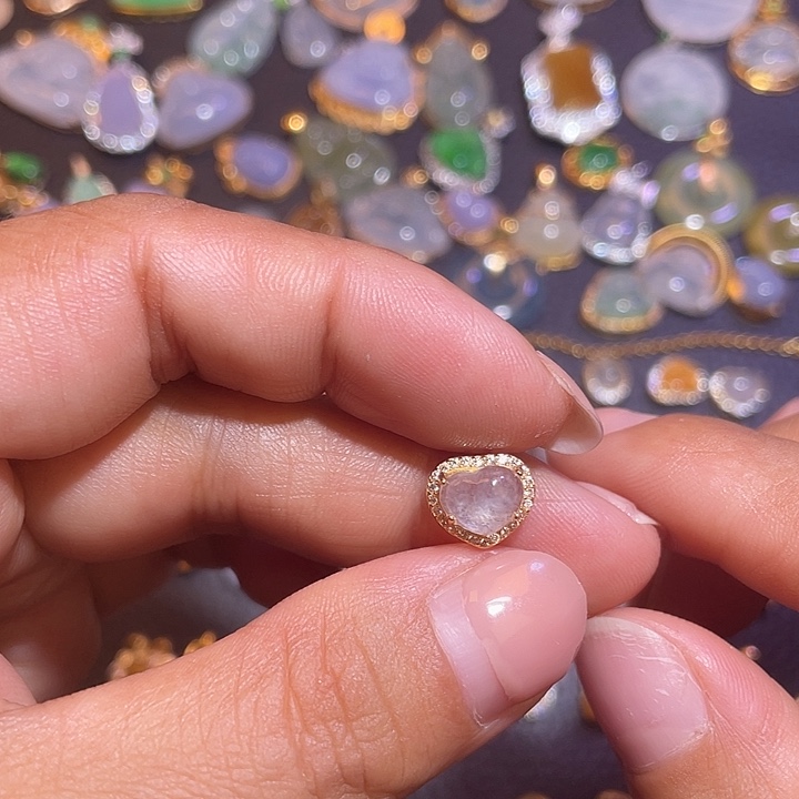 翡翠银S925镶嵌颈饰