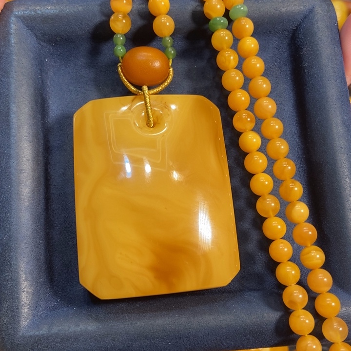 蜜蜡颈饰未镶嵌蜜蜡