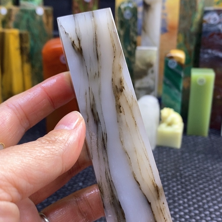 青田石顾*安青田石印章石