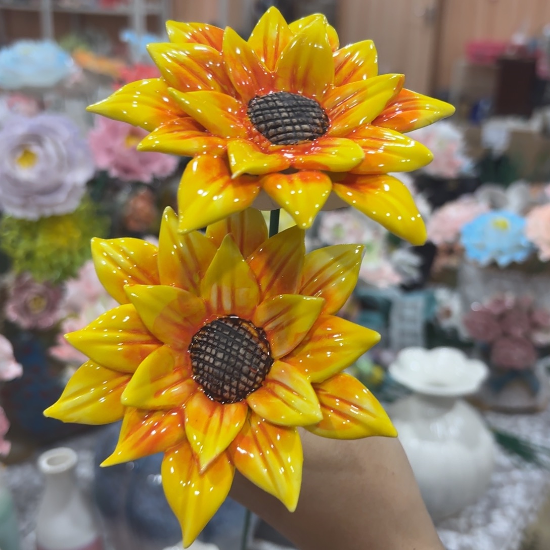 陶瓷花，20元发货，退款拉黑