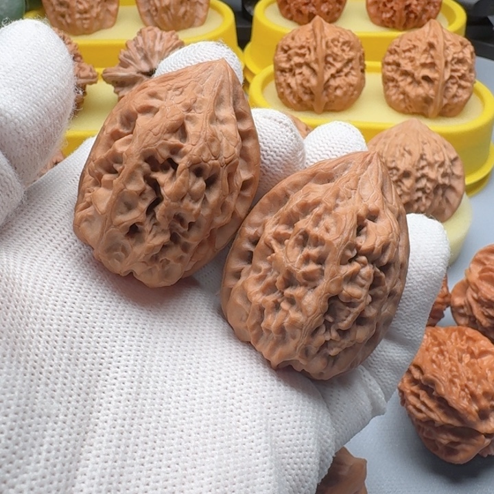 核桃42尺平谷火苗文玩