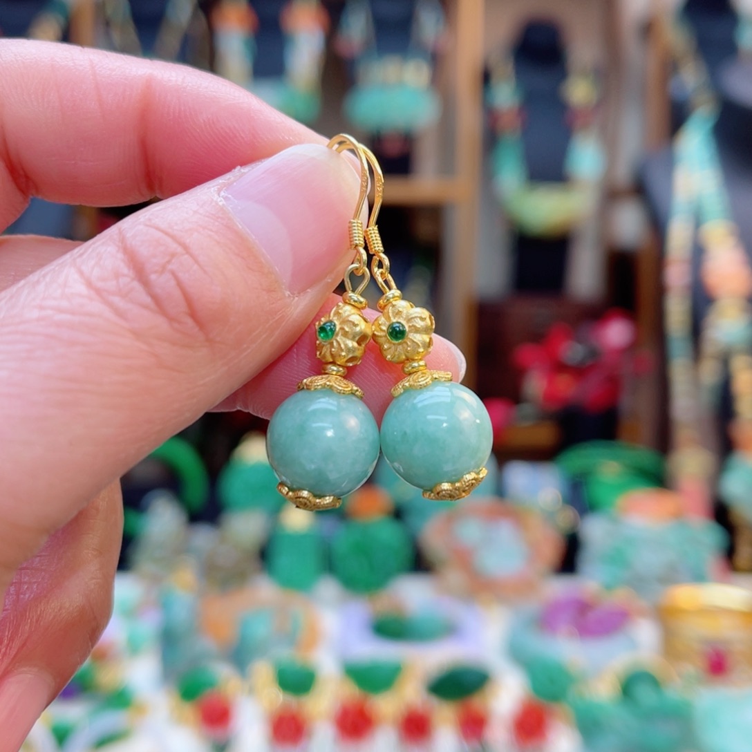 翡翠耳饰合金48小时鉴赏期