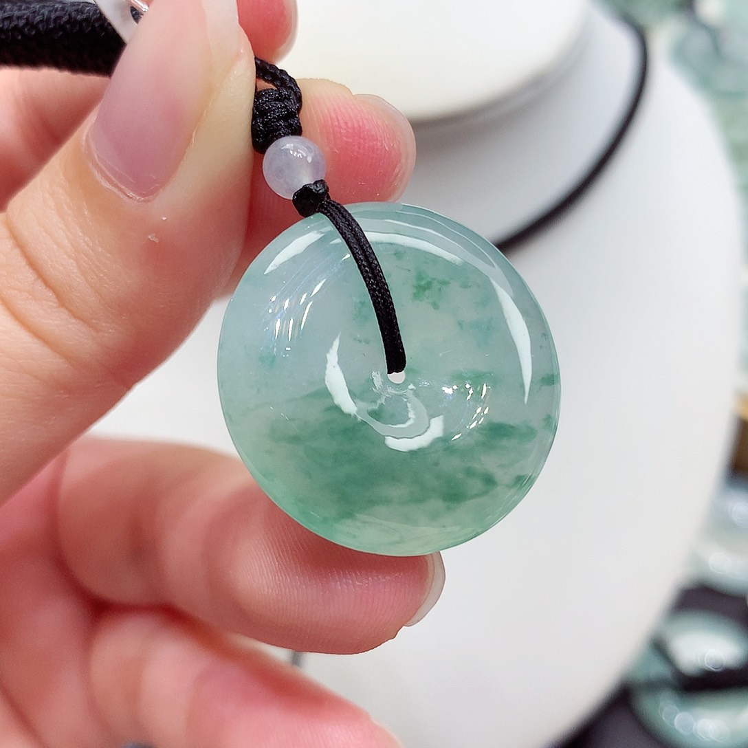 颈饰未镶嵌翡翠翡翠22，25.5/5.9