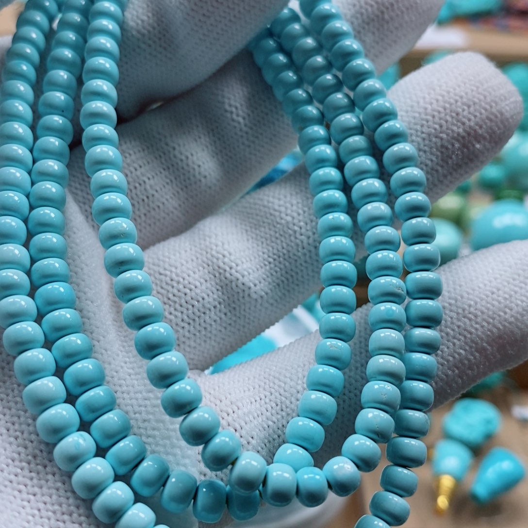 绿松石珠宝奇石未镶嵌明***好