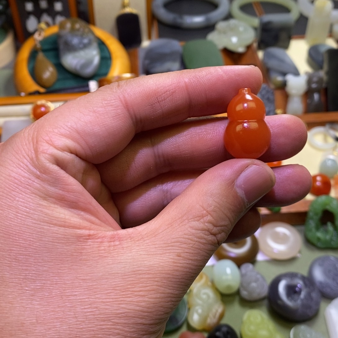 南红玛瑙颈饰未镶嵌定制