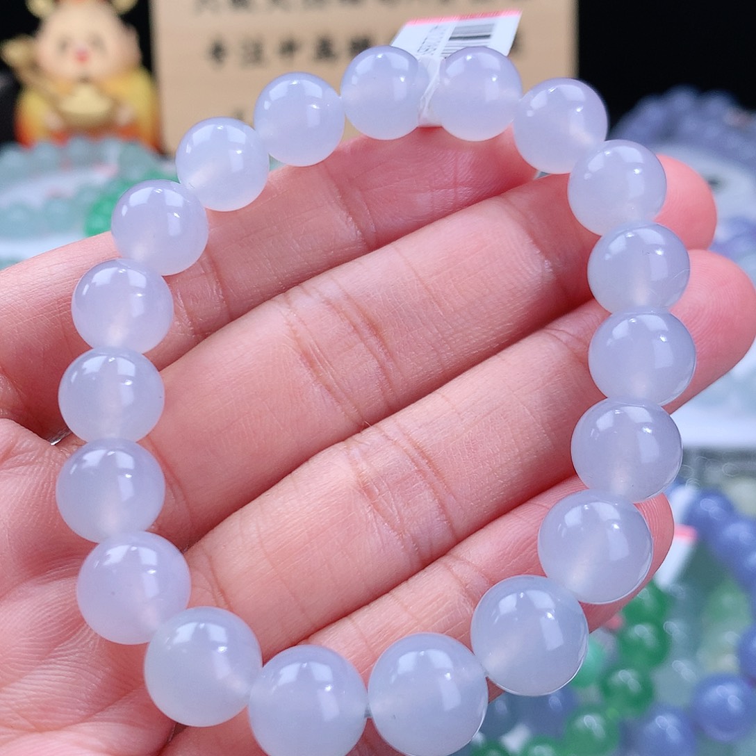 翡翠手链未镶嵌卡10mm