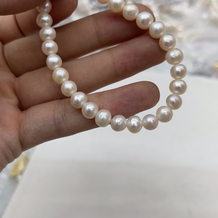 淡水珍珠未镶嵌颈饰00795