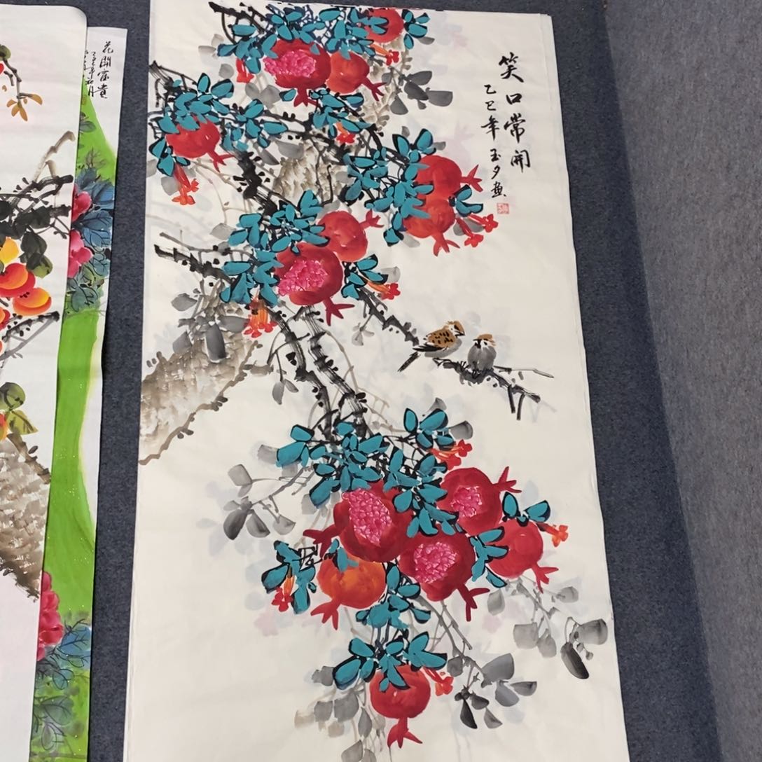 国画尺寸140✖️70四尺精品手绘