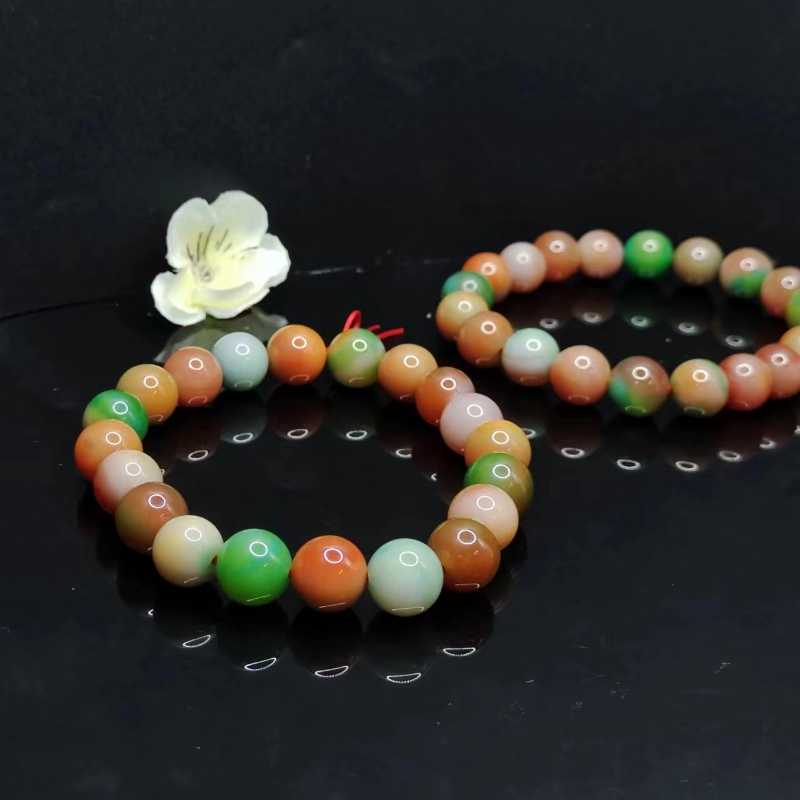 【康康严选】七彩盐源单圈手串X14【多样性发其一】10mm+