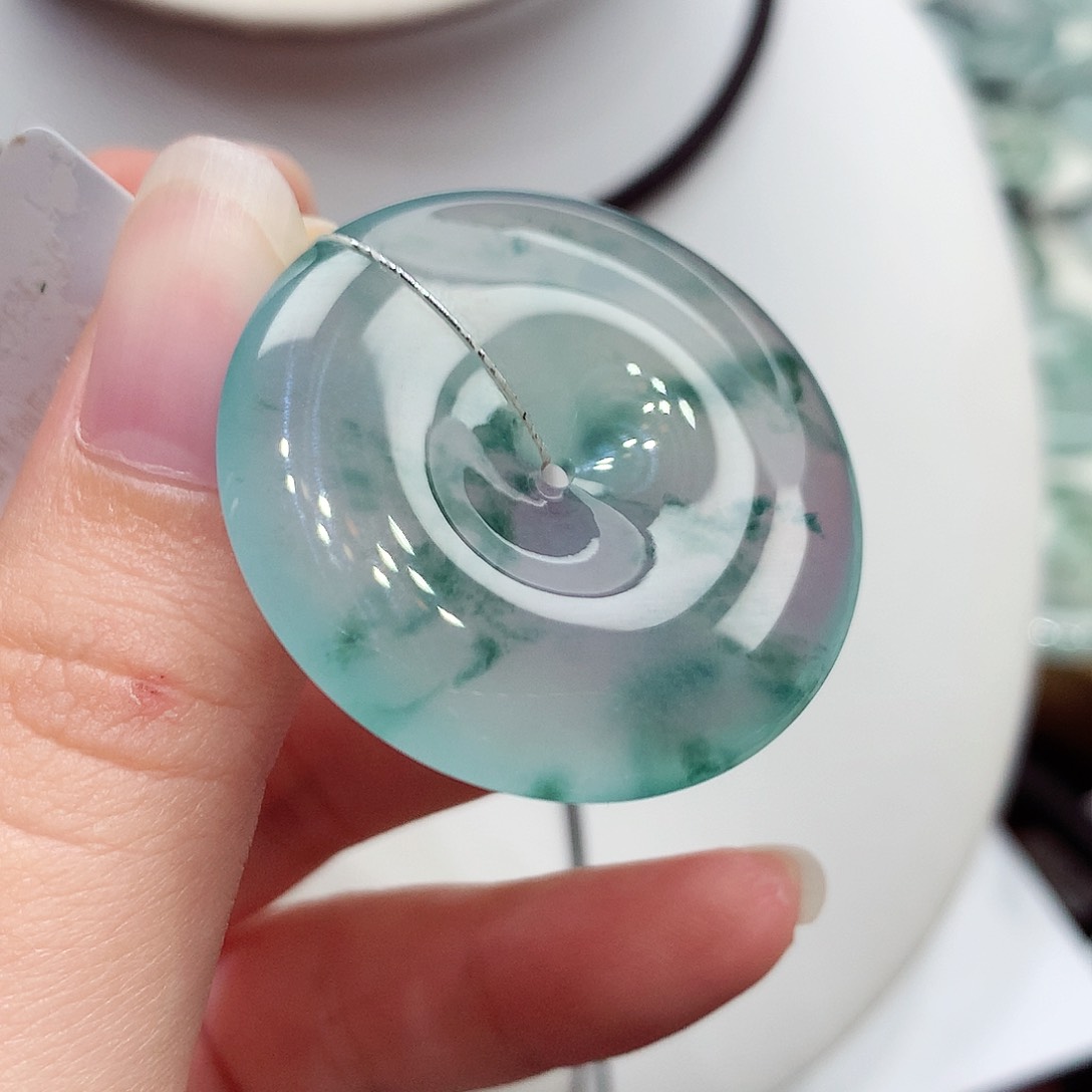 颈饰未镶嵌翡翠编号106，34.5/5.8