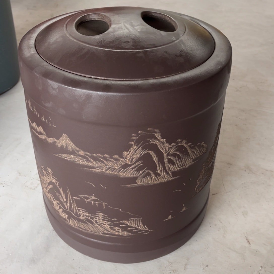 紫砂茶叶罐茶叶罐紫砂12饼