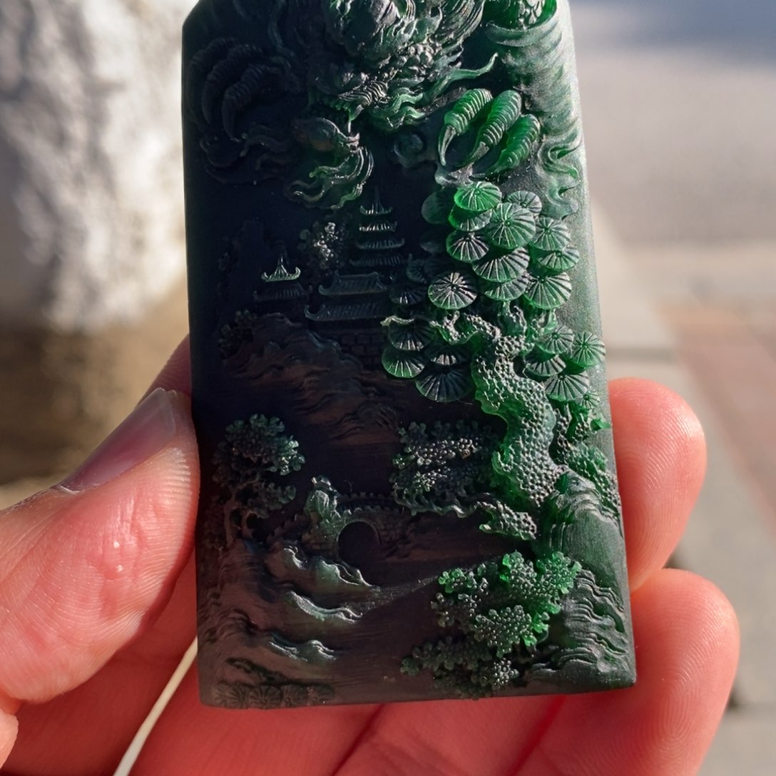 定制翡翠未镶嵌大*菜翡翠