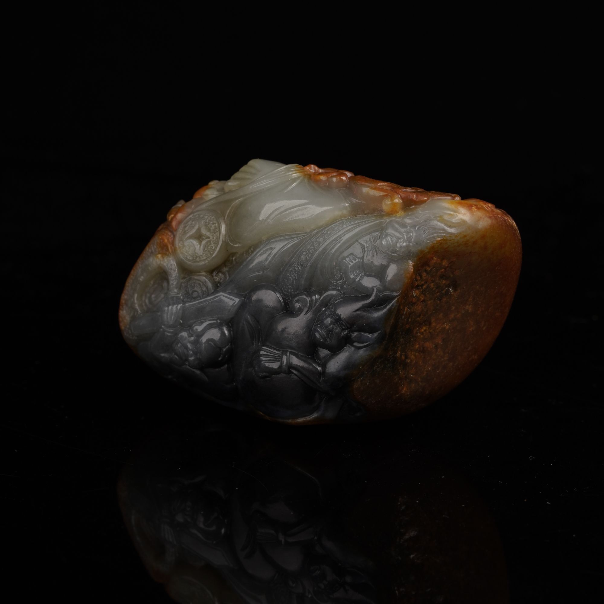 XK02331二十世纪和田玉钟馗把件