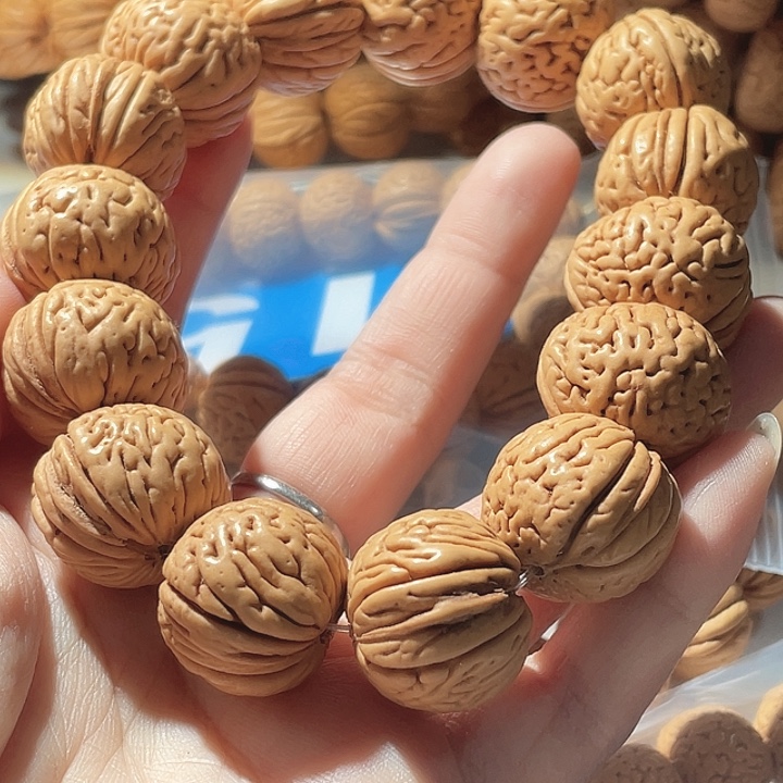 吊坠桃核桃核手串白月光18