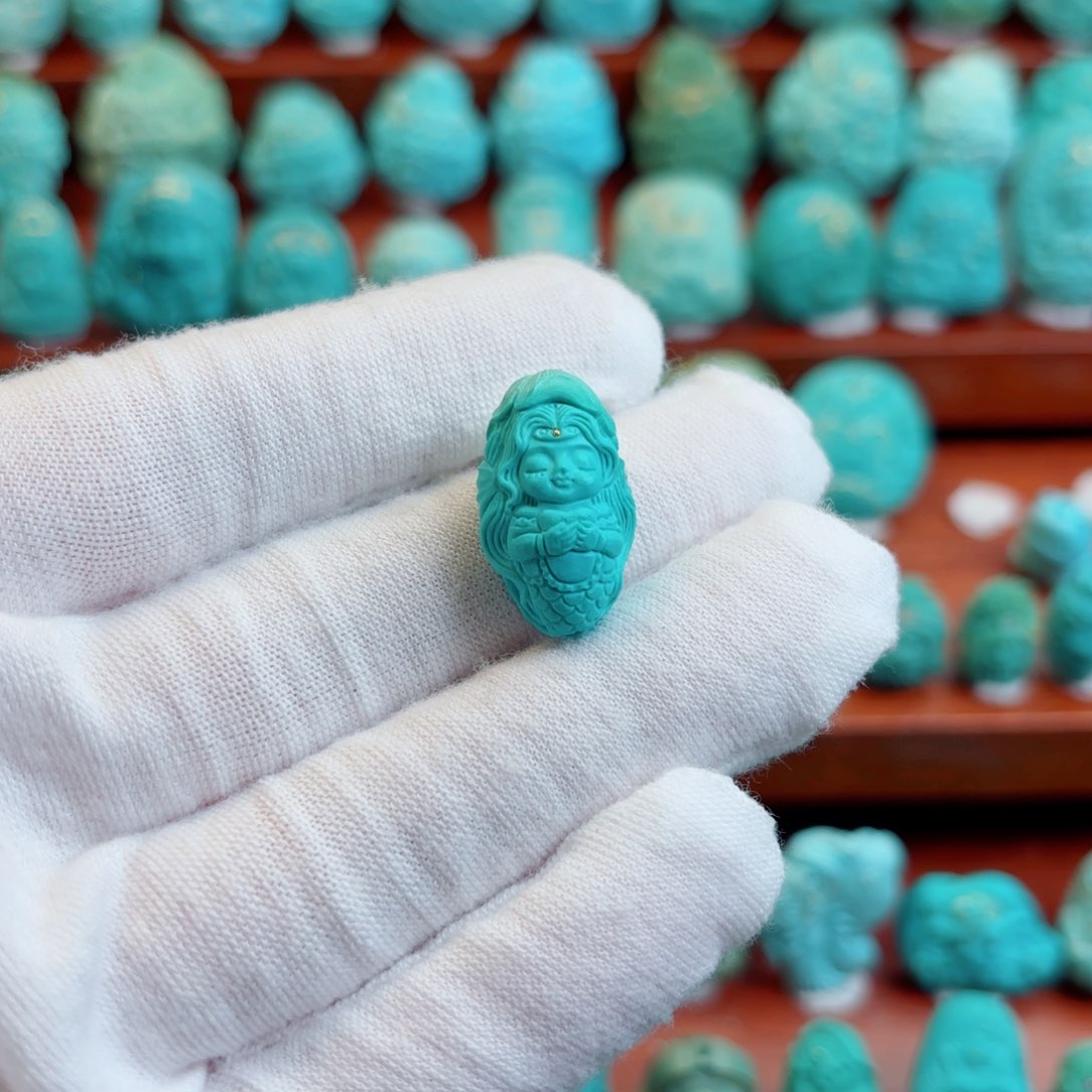 绿松石珠宝奇石未镶嵌