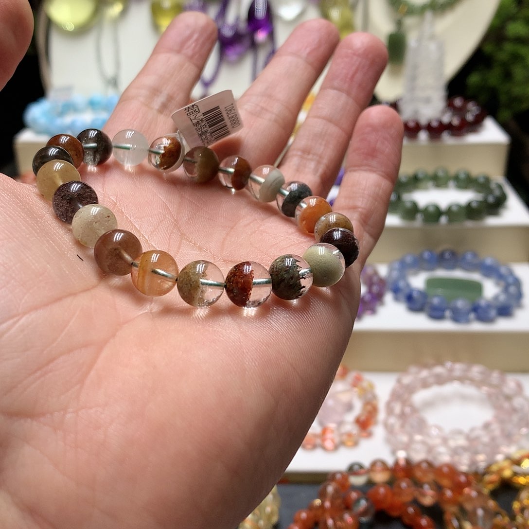 水晶手链未镶嵌哈*哈手链