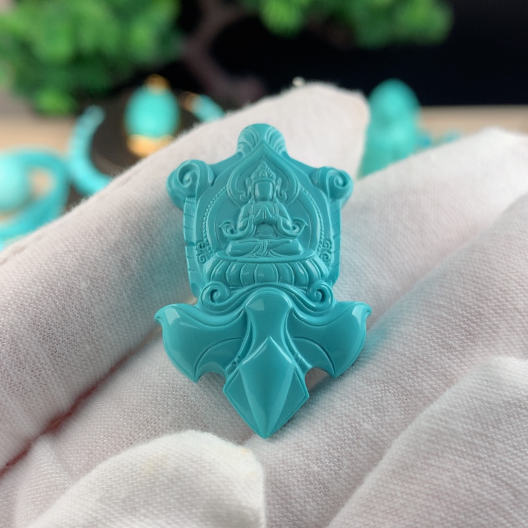 【闪购商品】绿松石无相佛未镶嵌