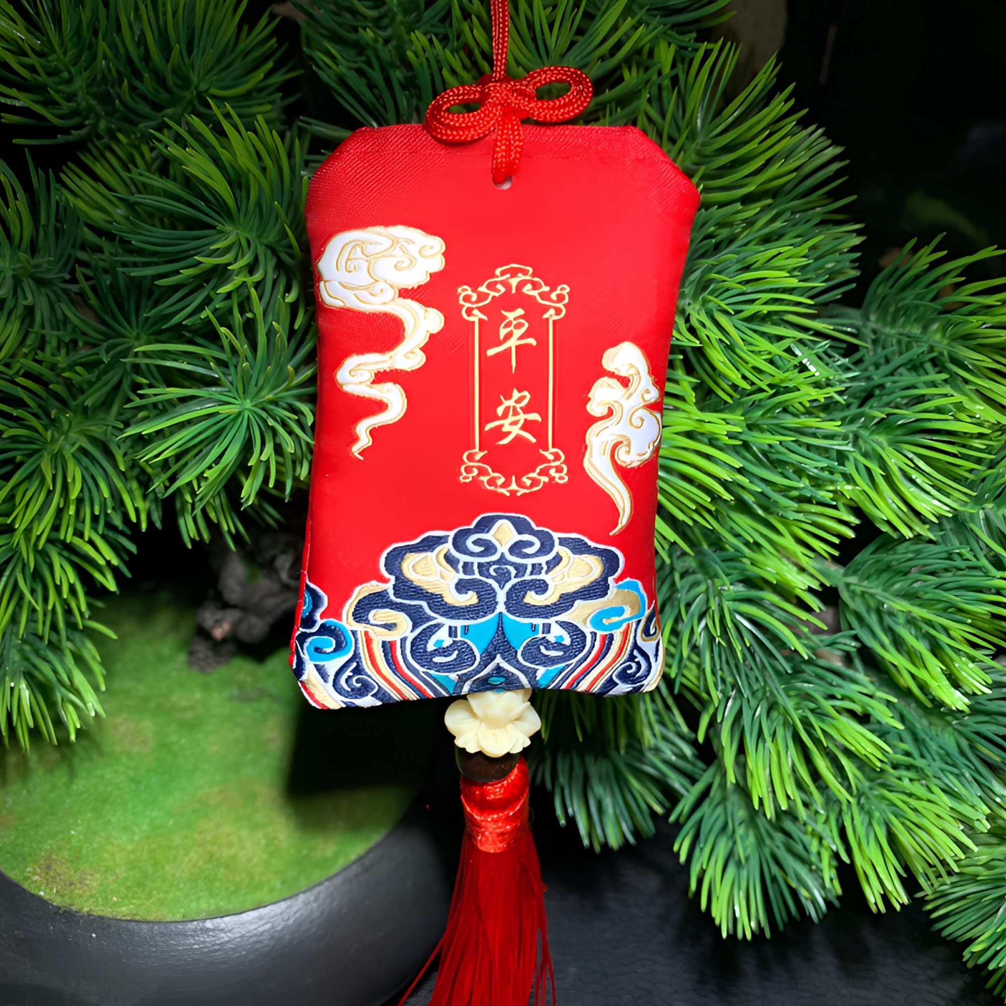 天然辰砂朱砂原矿大颗粒砂平安布袋福袋挂件10克装