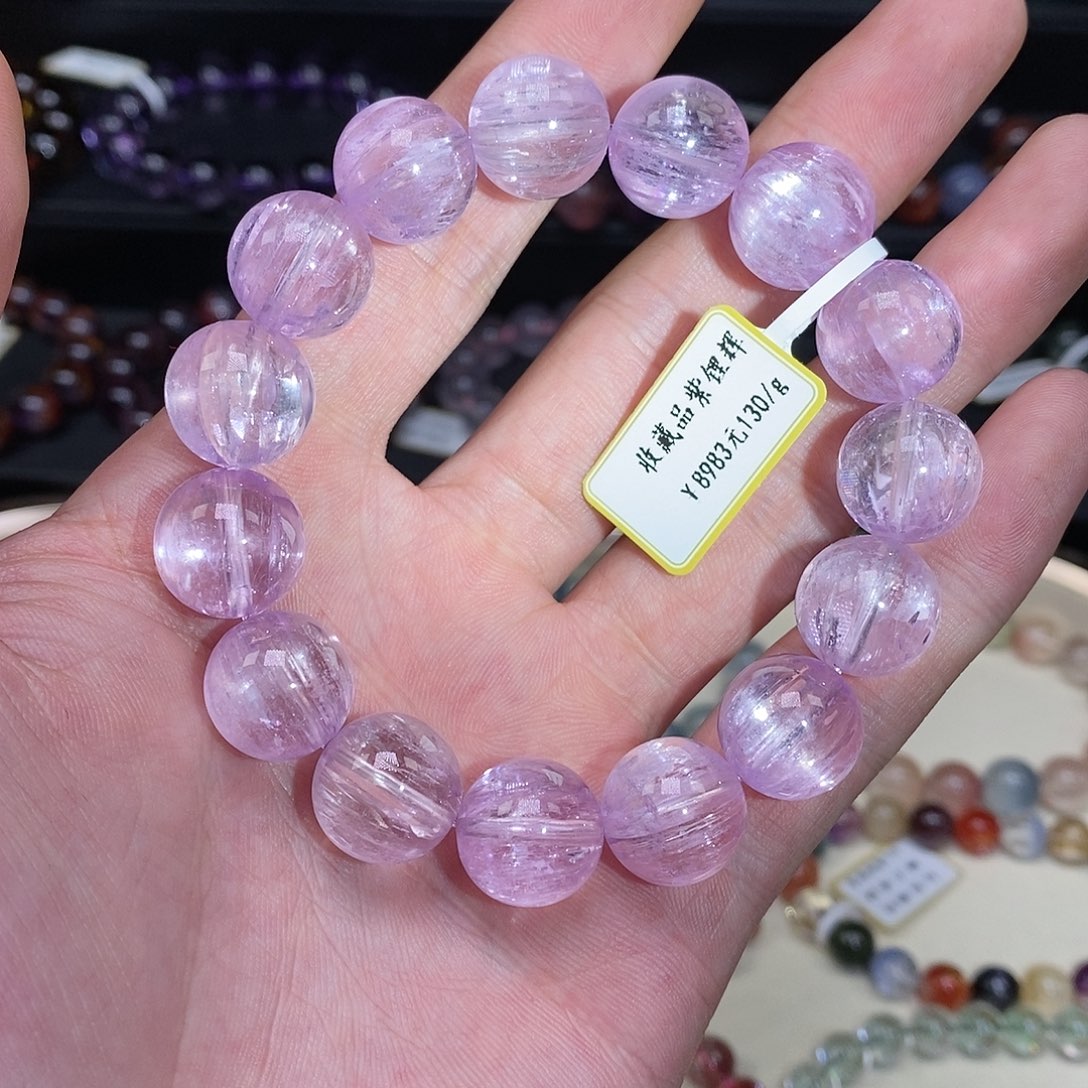 锂辉石手串13.9未镶嵌