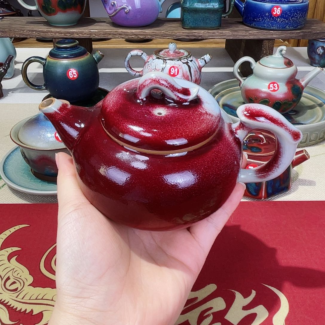 壶禹州钧瓷艺术作品