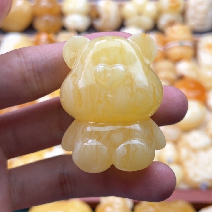 未镶嵌琥珀裸石蜜蜡