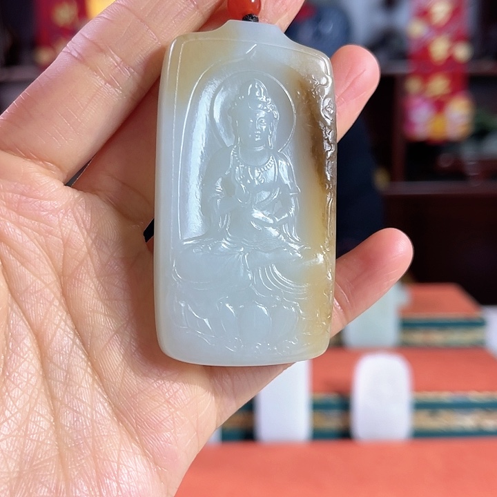 和田玉吊坠未镶嵌