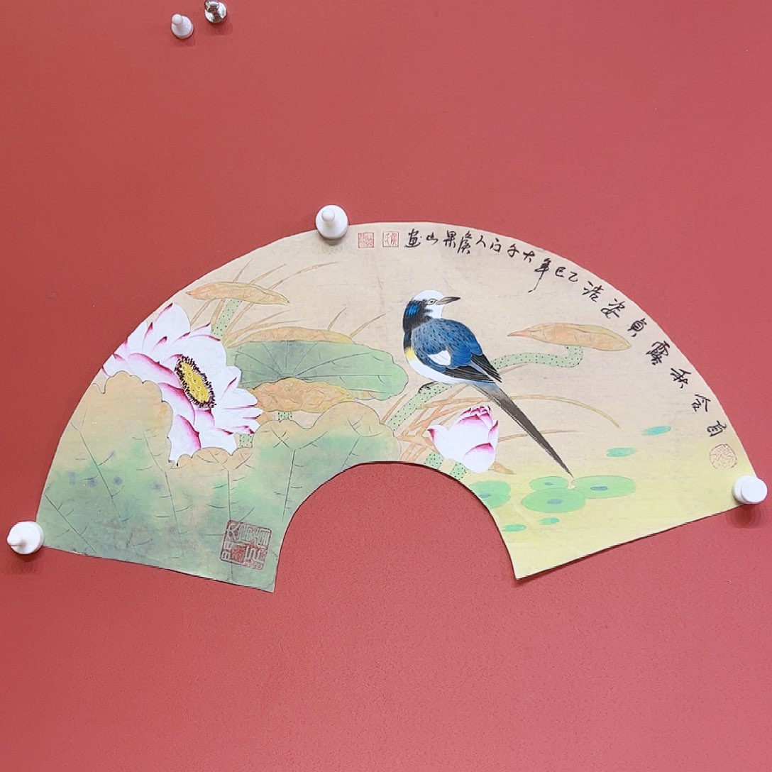 国画侯果山老师亲笔手绘作品朵 